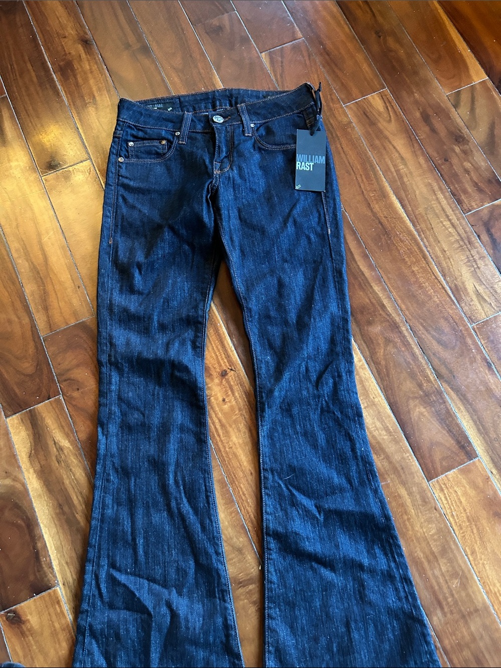 William Rast Dark Blue Flared Jeans